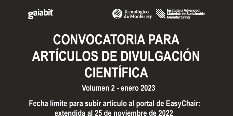 Convocatoria para Artículos de Divulgación Científica