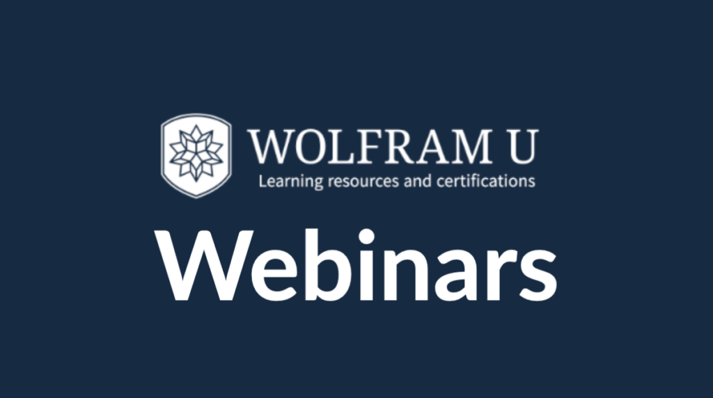 Webinars Wolfram